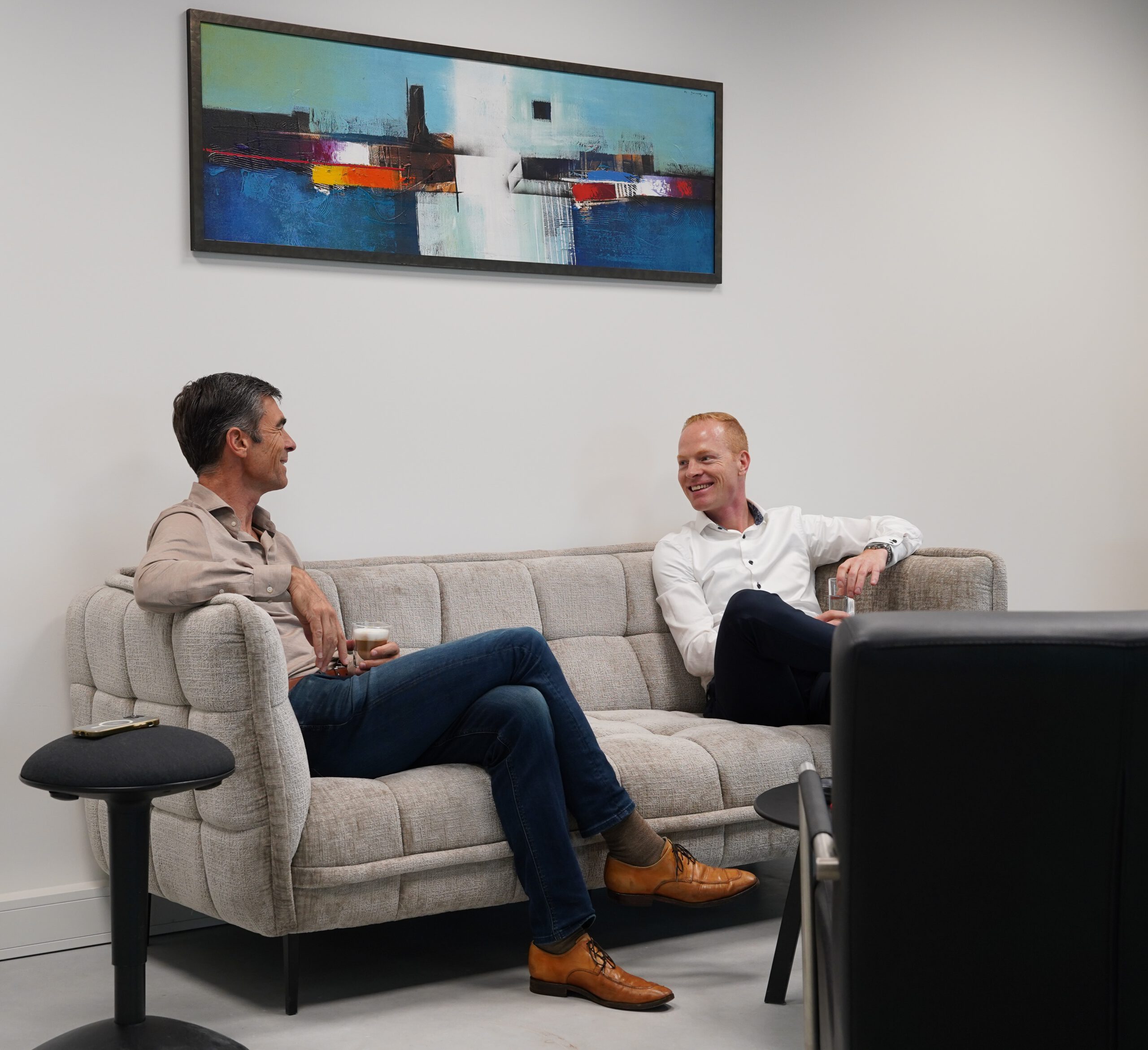 Wolter en Elmer in gesprek